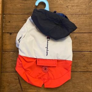 Cat or dog Champion rain jacket ONLY WORN ONCE